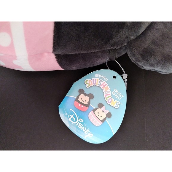Disney Plush Minnie Mouse Pink Polka-dot Squishmallow 8"  NWT - Picture 3 of 5